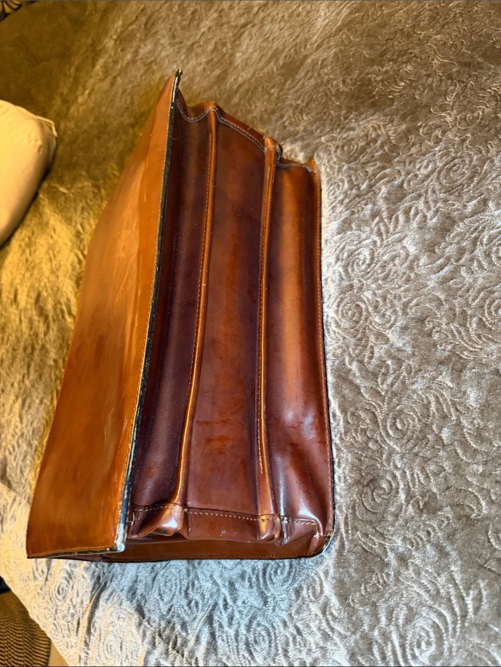 pratesi firenze vintage briefcase Classic Leather Briefcase - Brown from 1959